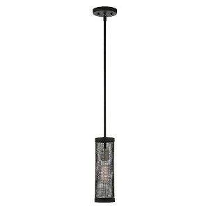 Livex Lighting Industro 1 - Light Pendant in  Black/Brushed Nickel - 1 of 4