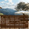 PexFix 72 in. x 47 in. Outdoor Privacy Rectangle Screen Galvanized Steel Panel Divider in Brown - 2 of 4