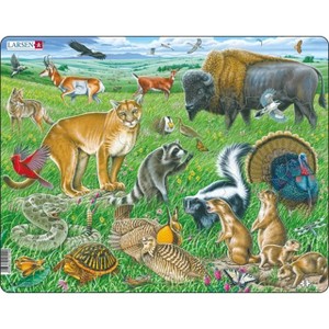 Larsen Puzzles American Prairie Kids Jigsaw Puzzle - 53pc - 1 of 3