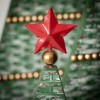 18.25"H  23"H and 27"H Sullivans Textured Wooden Tree - Set of 3  Christmas Decor  Green - 2 of 3