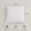 COZY ONE Down and Feather Pillow Inserts white 2 Pack - 4 of 4