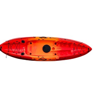 Recreational Kayak, Sit On The Top Fishing Kayak with Large Rear Storage - 1 of 4