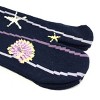 Wrapables Womens 3-Pair Flip-Flop Socks, By the Beach (Ankle) - 3 of 4