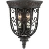 Franklin Iron Works French Scroll Rustic Wall Light Sconce Rubbed Bronze Hardwire 10 1/2" Fixture for Bedroom Bathroom Vanity Reading Living Room Home - 3 of 4