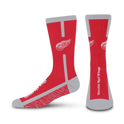 NHL Detroit Red Wings Rise Up Crew Socks - Large