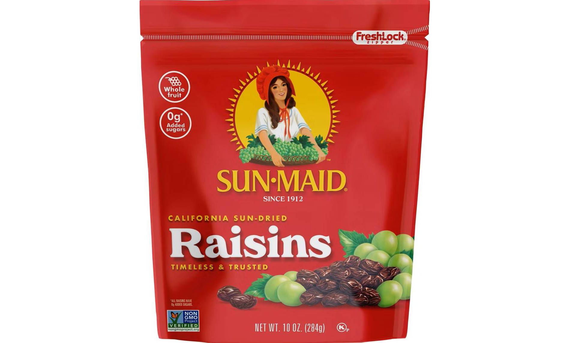Sun-Maid California Sun Dried Raisins Resealable Bag - 10oz