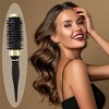 Unique Bargains Nano Thermal Ceramic Round Hair Brush Black 1.38" 1 Pc - image 2 of 4