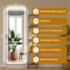 IULULU Full-Length Mirror with LEDs, Aluminum Frame, 3-Color Dimmable Light for Bedroom - 4 of 4