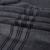 Plazatex All Season Towel Set Soft and Absorbent Fabric for Bathroom Needs 6 Piece  Grey - 4 of 4