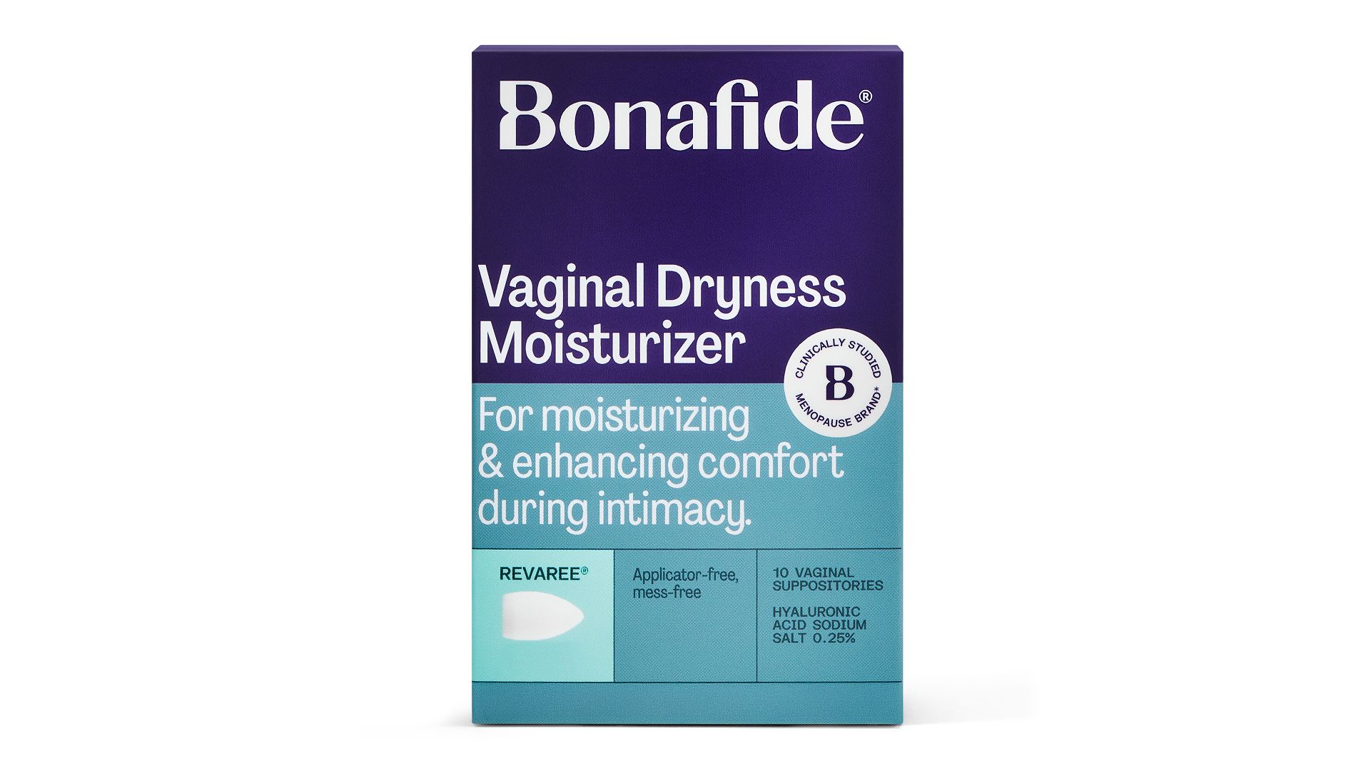 Bonafide Revaree Hyaluronic Acid Suppositories 30 Days - 10ct
