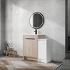 GDFStudio Jocelyn Contemporary Freestanding Bathroom Vanity with Adjustable Shelves and Cabinets - 2 of 4