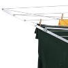Household Essentials Portable Indoor and Outdoor Umbrella Dryer: Metal Clothes Drying Rack, Silver, 145 lb Capacity - 2 of 4