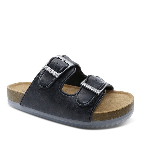 Bearpaw Kids' Brooklyn Youth Black Sandals | Size 5 : Target