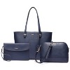 Handbags for Women Shoulder Bags Tote Satchel Hobo 3pcs Purse Set - 2 of 4