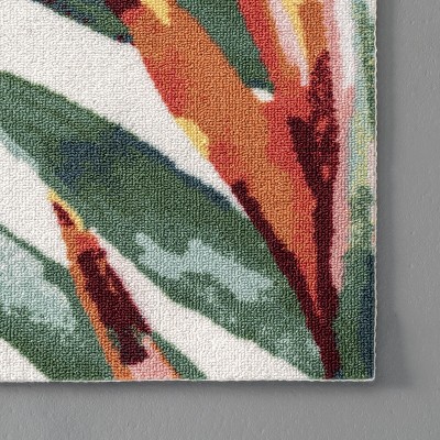 Stephanie Red Floral Synthetic Rectangular 8' x 10' Area Rug