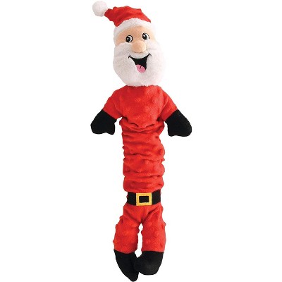 Pet Factory Holiday Pull & Squeak Dog Toy (Santa)