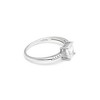 Morgan Engagement Ring Princess Cz Sterling Silver Women Ginger Lyne Collection - 4 of 4