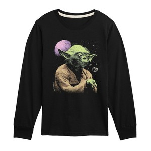 Boys' - Star Wars - Yoda Film Still Long Sleeve Graphic T-Shirt - 1 of 4