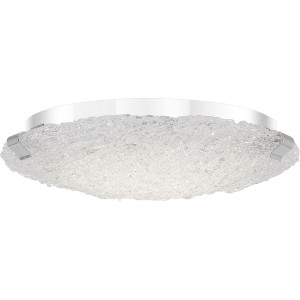 Quoizel Lighting Winter 1 - Light Flush Mount in  Polished Chrome - 1 of 4