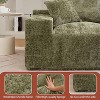 110 Inch Oversized L-Shaped Sofa, Cloud Sectional Couch with Chaise & Throw Pillows, Soft Corduroy Boneless Memory Foam Sofa for Living Rooms - 4 of 4