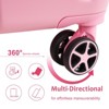 Sapphtopaz Carry-On/Checked Luggages,ABS Hardshell Luggage with Double Wheels, Expandable Lightweight TSA Lock Suitcase - 4 of 4