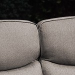 gray cushion/gray wicker