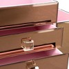 OnDisplay Emma 2 Drawer Tiered Mirrored Glass Makeup/Jewelry Organizer - 4 of 4