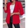 Coolmee Blazers for Women Suit Jackets Dressy Open Front Long Sleeve Blazer Business Casual Outfits - 2 of 4