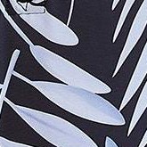 black and white leaf