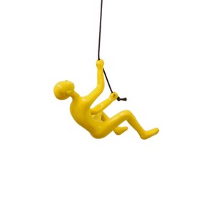 Climbing Man Classic Wall-Art Sculpture - 1 of 4