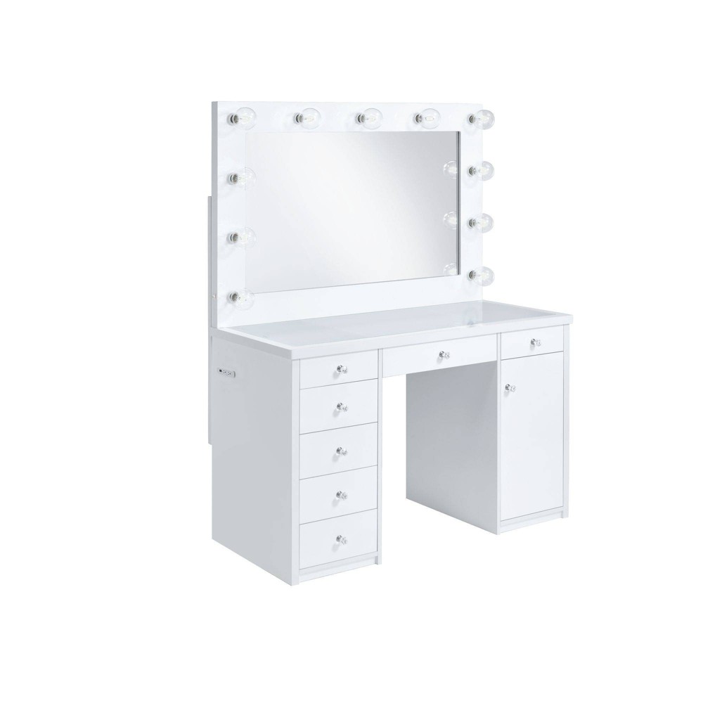 Photos - Other Furniture 2pc Adeline Vanity Set White - Picket House Furnishings