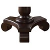 UPHA 26-inch Round Wooden Pedestal Side Table - 4 of 4