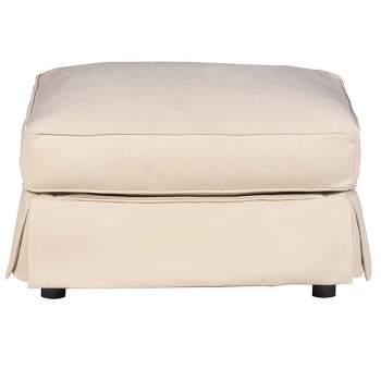 Besthom Horizon Upholstered Pillow Top Ottoman