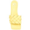 Journee Collection Womens Cassay Tru Comfort Foam Slide Low Block Heel Sandals Yellow 8 - 4 of 4