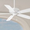 60" Minka Aire Modern Indoor Outdoor Ceiling Fan Flat White Wet Rated for Patio Exterior House Home Porch Gazebo Garage Barn - 2 of 4