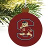 South Carolina State Primary Logo Wood Christmas Tree Holiday Ornament - 4 of 4