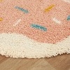 4' Round Donut Kids' Shag - Balta Rugs - 3 of 4