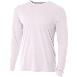 Hardcore mens long-sleeve UV sun protection T-shirt | Light weight loose fitting quick-dry rash guard water shirt for swimming - 1 of 4