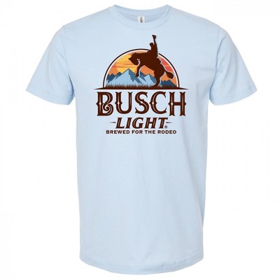 Mens Busch Light Brewed For The Rodeo Sunset T-Shirt