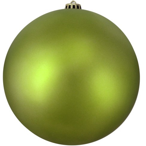 Northlight 8&quot; Green Shatterproof Matte UV Resistant Commercial Christmas Ball Ornament (200mm