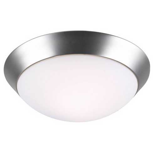 360 Lighting Modern Ceiling Light Flush, Bathroom Ceiling Light Fixtures Brushed Nickel