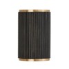 Capital Lighting Donovan 2 - Light Wall Light in  Black Stain/Matte Brass - 2 of 4