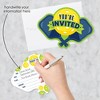Big Dot of Happiness Let’s Rally - Pickleball - Shaped Fill-In Invitations - Birthday or Retirement Party Invitation Cards with Envelopes - Set of 12 - 2 of 4