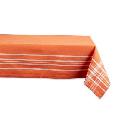 60"x84" Harvest Market Tablecloth Dark Orange - Design Imports