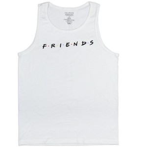 Friends Sitcom TV Series Adult Men's Show Title Logo Tank Top Shirt - 1 of 3