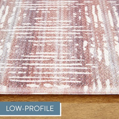 Comfort Plus Maroon Memory Foam Non-Slip Rectangular Mat