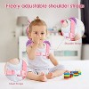 BabyBond Toddle Baby Head Protection Cushion Backpack Wear, Pink Butterfly - 4 of 4
