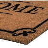 Kate Aurora Tan Colored Oxford Coir Bristled Outdoor All Season Welcome Mat - 18"x30" - 2 of 3