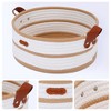 REGALWOVEN Cotton Rope Handcrafted Odorless Compact Open Storage Bins 1 Pc - 2 of 4