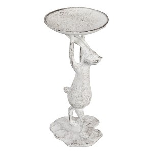 Storied Home Cast Iron Rabbit Pillar Candle Holder - 1 of 4